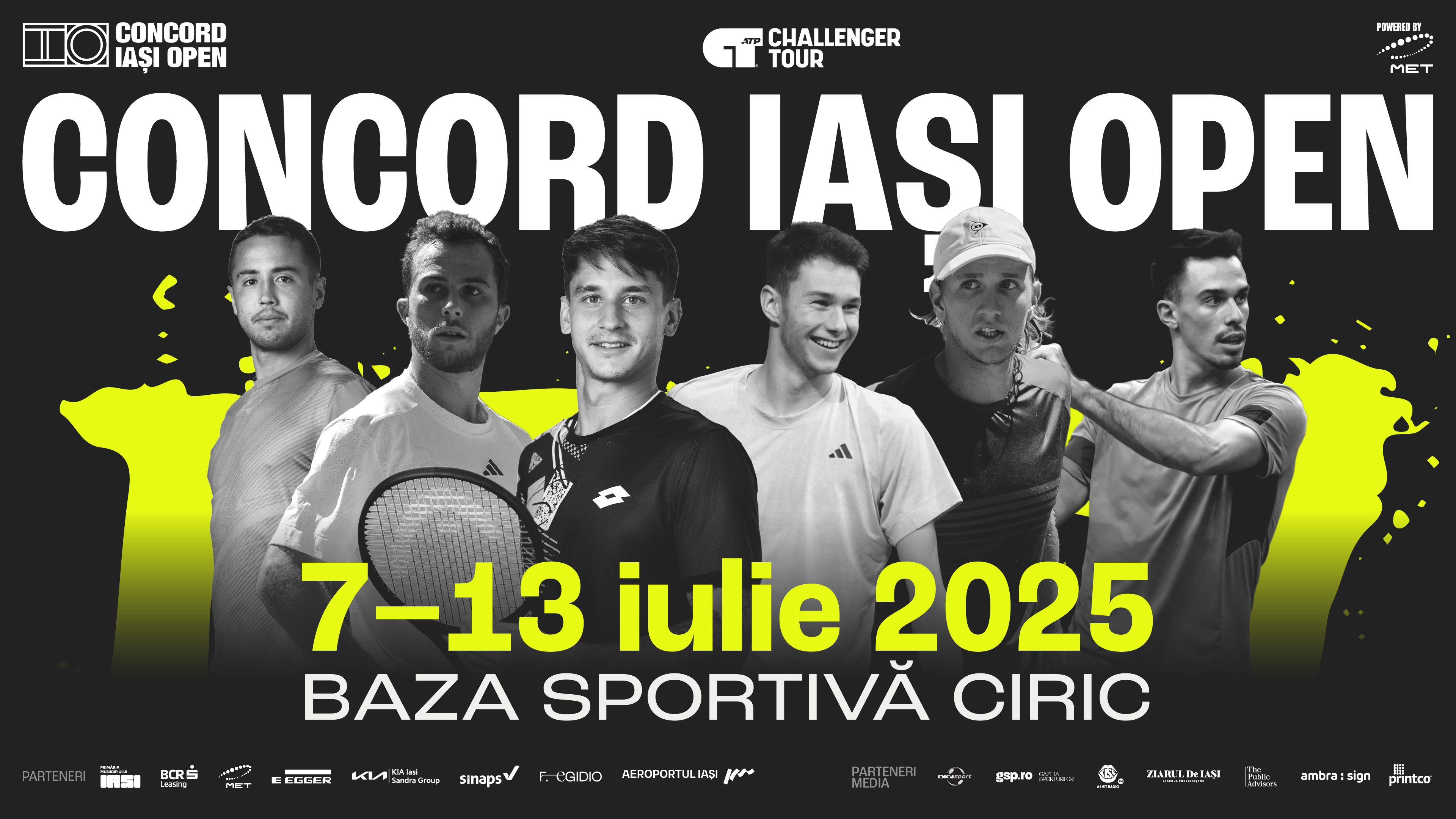 În 17 zile începe Concord Iași Open 2025!